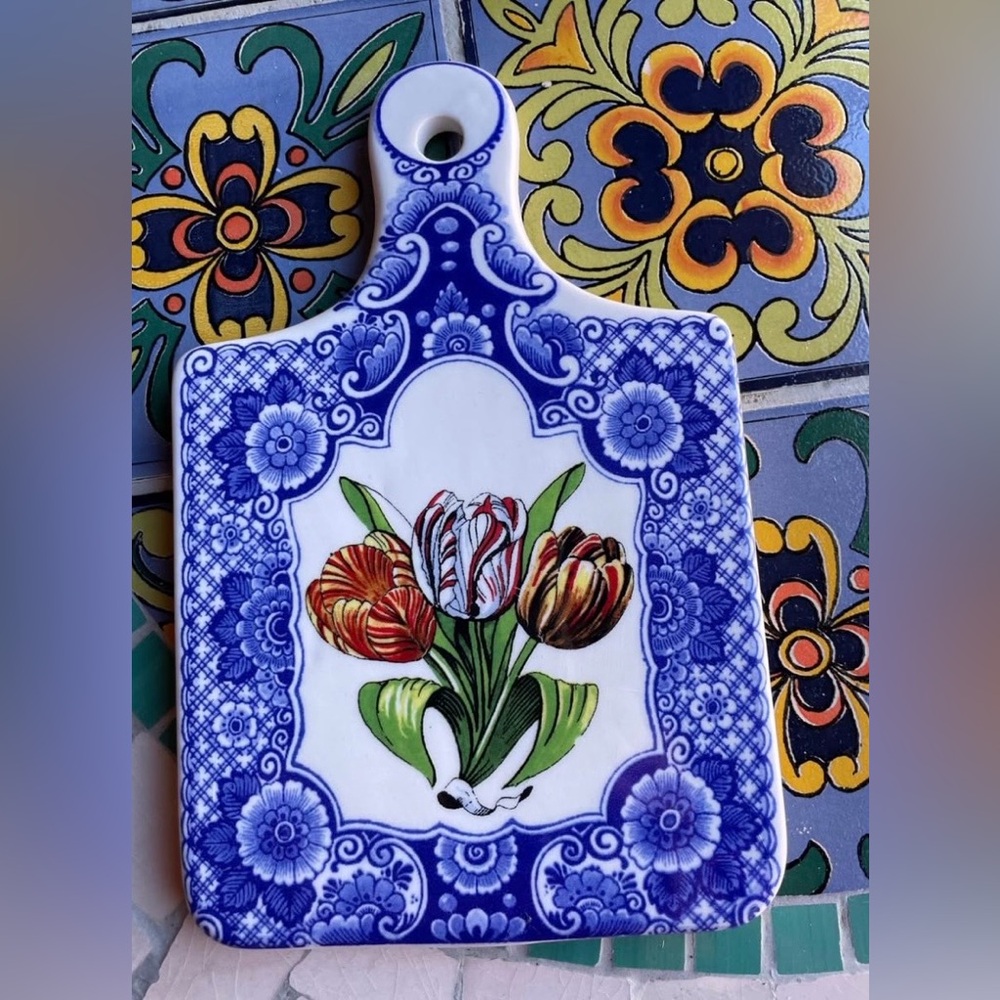 Vintage AGRO Holland Numbered Tulip Collection Dutch Hot Plate